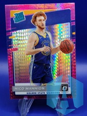 2020-21 Donruss Optic Nico Mannion Rookie Hyper Pink #190 Warriors